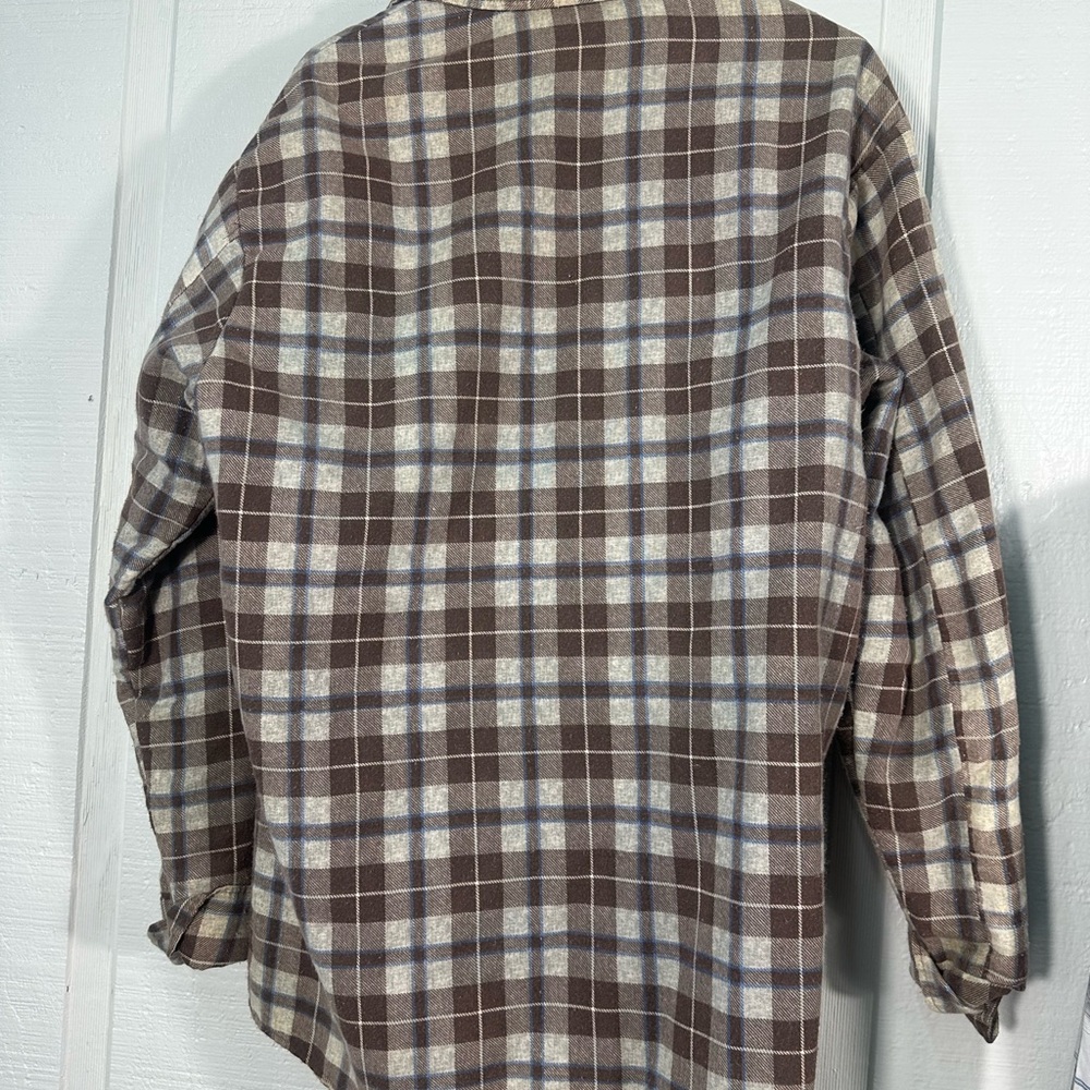 Sears Men’s Vintage Plaid Flannel Barn Jacket Size Large EUC - Picture 6 of 6